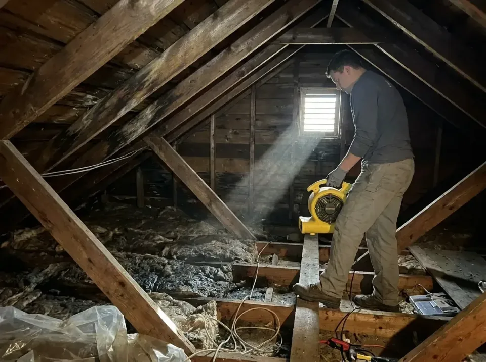 attic-water-damage-drying-proc-007 — frequently asked questions, Emergency Water Extraction & 24/7 Flood Response in Scandia…